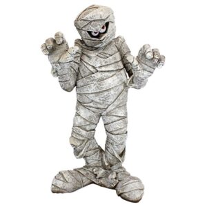 Design Toscano HF550413 13 1/2 Inch Wrapped Too Tight Garden Mummy Statue