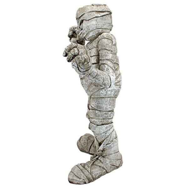 Design Toscano HF550413 13 1/2 Inch Wrapped Too Tight Garden Mummy Statue