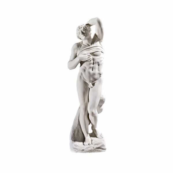 Design Toscano HF640003 6 Inch Large Resin Dying Slave Statue