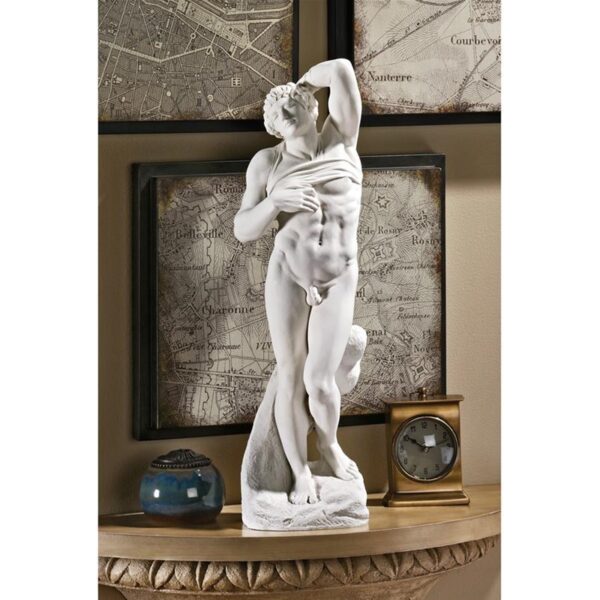 Design Toscano HF640003 6 Inch Large Resin Dying Slave Statue