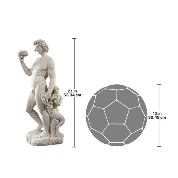 Design Toscano HF640014 8 1/2 Inch Bacchus Statue