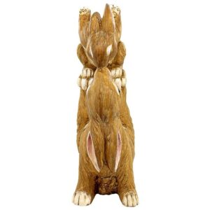 Design Toscano HT153 17 Inch Balancing Bunny Love Statue