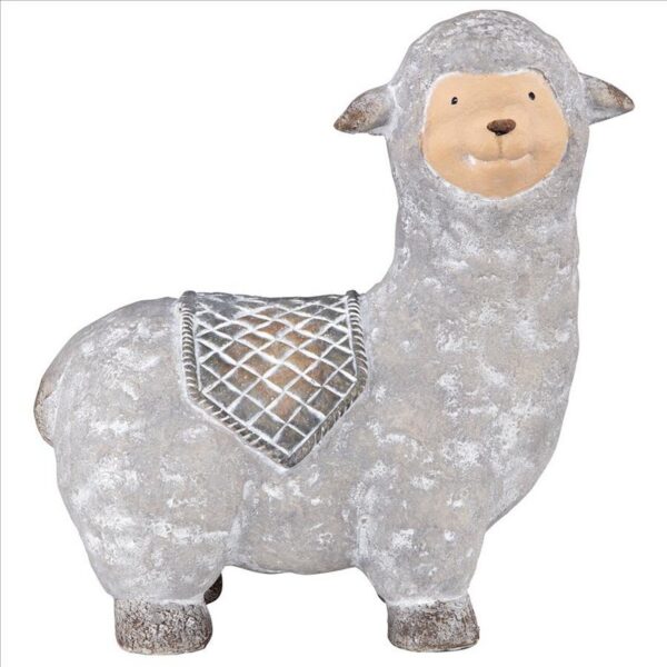 Design Toscano HT21052532 12 Inch Andes The Little Alpaca Garden Statue