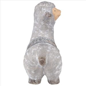 Design Toscano HT21052532 12 Inch Andes The Little Alpaca Garden Statue