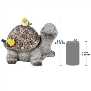 Design Toscano HT704931 12 Inch Pebbles The Turtle Garden Statue