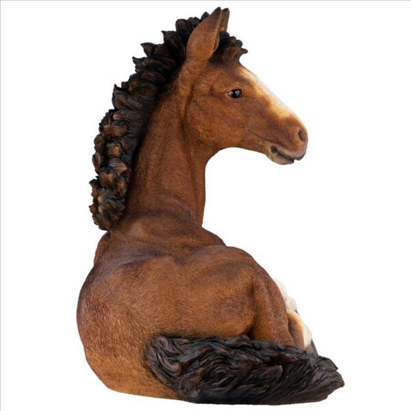 Design Toscano HT766360 22 Inch Relaxing Pony Horse Foal Statue