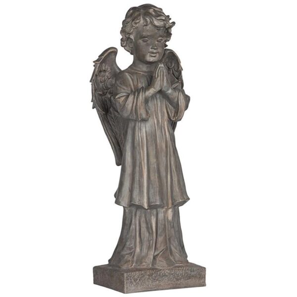 Design Toscano JE10114401 10 1/2 Inch Angels Message Statue - French Iron