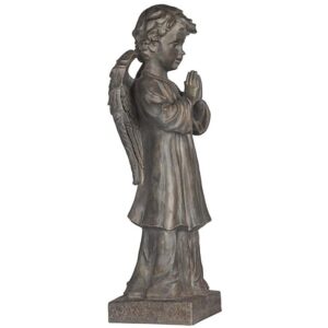 Design Toscano JE10114401 10 1/2 Inch Angels Message Statue - French Iron