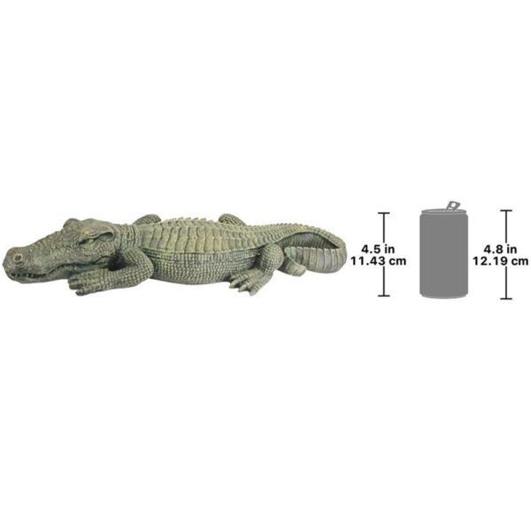 Design Toscano JE111535 37 Inch Swamp Beast Crocodile Statue