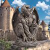 Design Toscano JE11211701 24 Inch Silas the Gargoyle Sentry Statue, Large