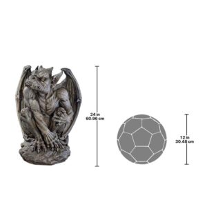 Design Toscano JE11211701 24 Inch Silas the Gargoyle Sentry Statue, Large