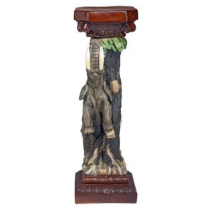 Design Toscano JE121915 13 Inch Elephants Triumph Pedestal