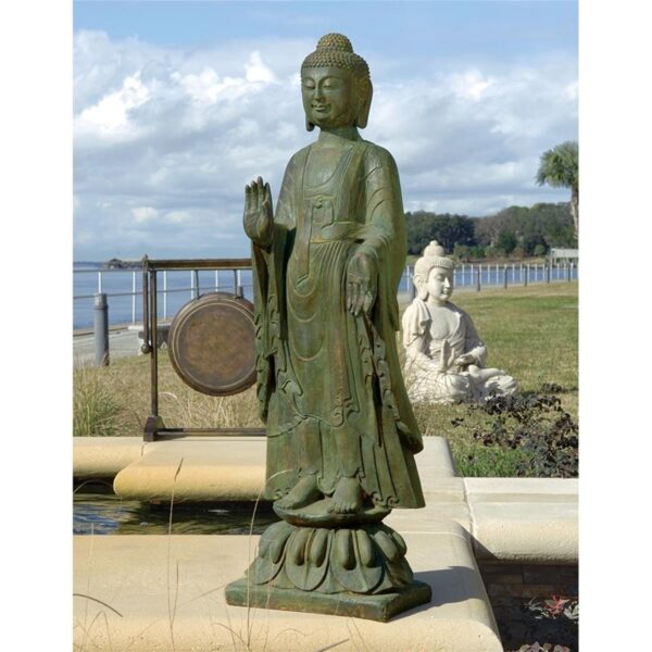 Design Toscano JE142050 12 1/2 Inch Enlightened Buddha Statue