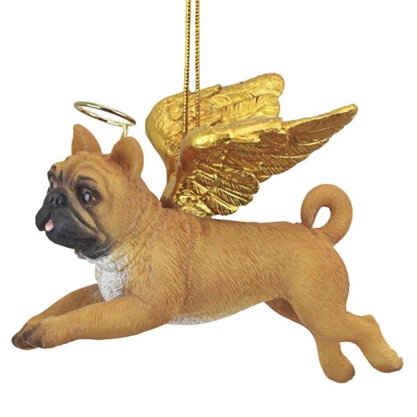 Design Toscano JH170724 4 Inch Angel Pug Ornament