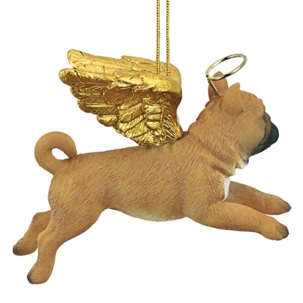 Design Toscano JH170724 4 Inch Angel Pug Ornament