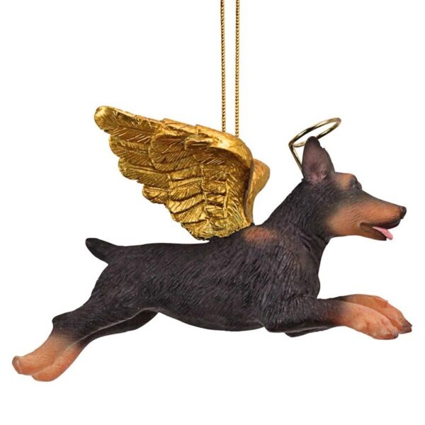 Design Toscano JH170726 4 Inch Angel Doberman Ornament