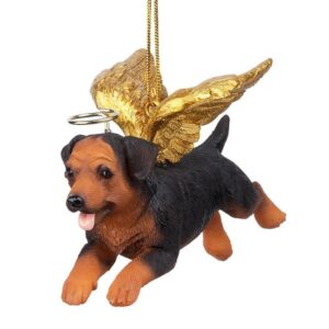 Design Toscano JH170727 4 Inch Angel Rottweiler Ornament