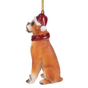 Design Toscano JH576303 2 1/2 Inch Boxer Ornament