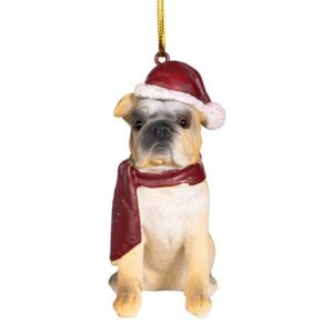 Design Toscano JH576304 3 Inch Bulldog Ornament