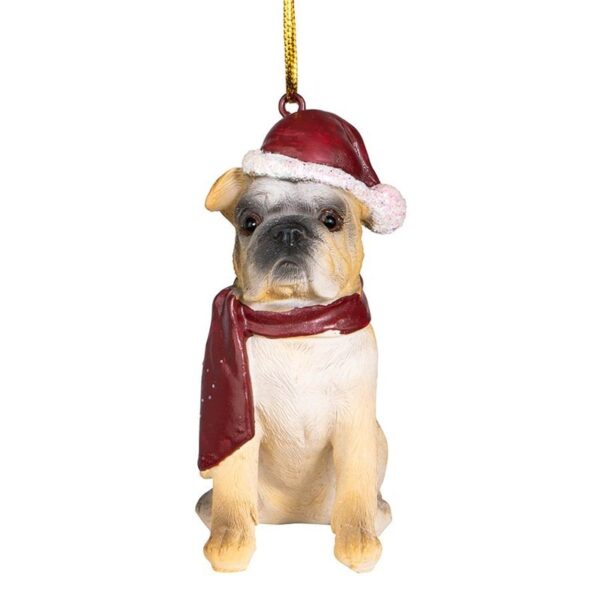 Design Toscano JH576304 3 Inch Bulldog Ornament