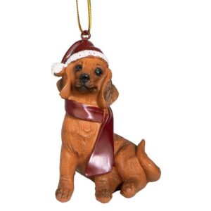 Design Toscano JH576308 4 Inch Dachshund Ornament