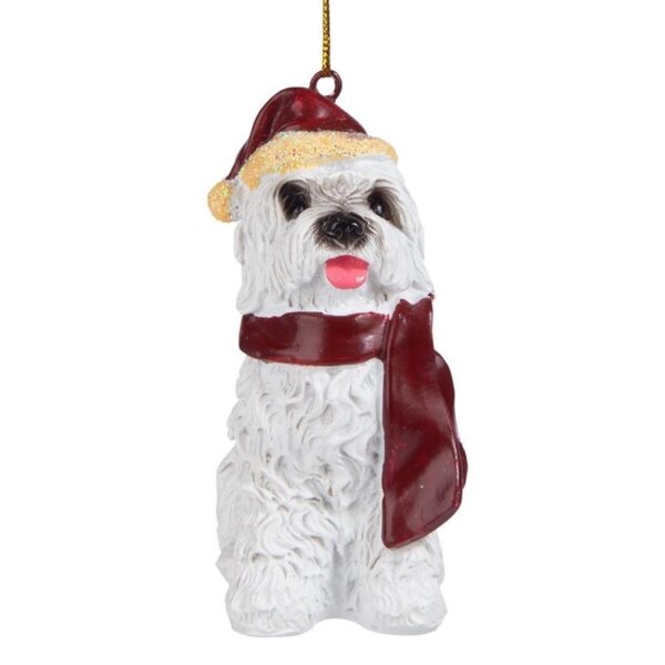 Design Toscano JH576311 2 1/2 Inch Maltese Ornament