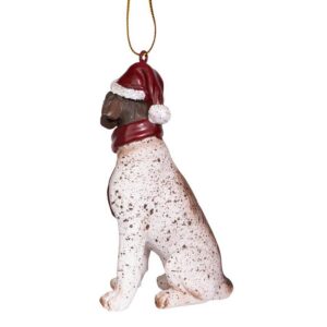 Design Toscano JH576340 2 1/2 Inch Pointer Holiday Dog Ornament Sculpture