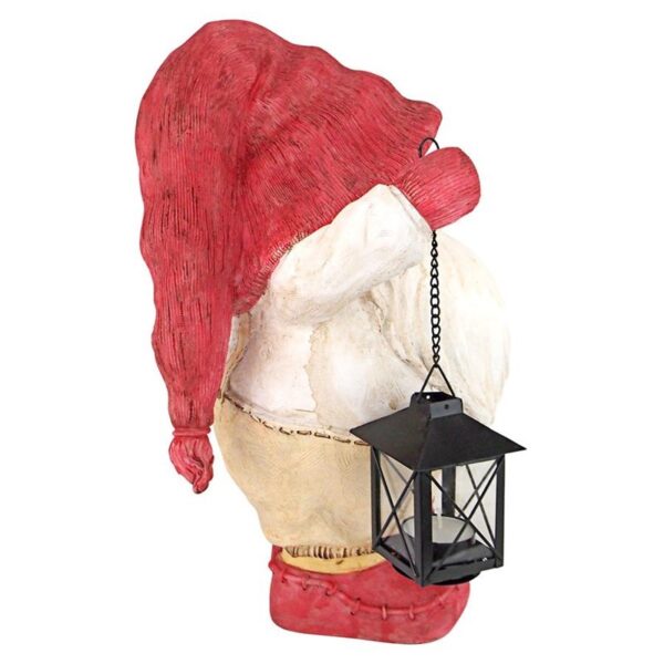 Design Toscano JQ10101 12 Inch Santa Claus with Lantern and Tree