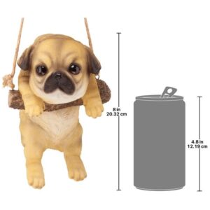 Design Toscano JQ108059 5 1/2 Inch Pug Dog Hanging