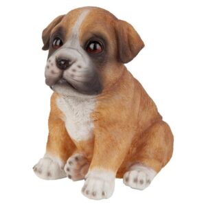 Design Toscano JQ111031 4 1/2 Inch Boxer Puppy Partner Statue