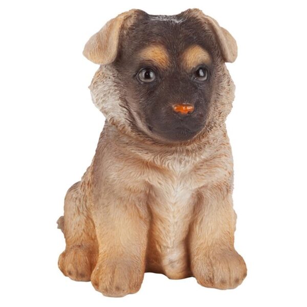 Design Toscano JQ11223 4 1/2 Inch German Shepherd Puppy Partner Statue