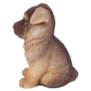 Design Toscano JQ11223 4 1/2 Inch German Shepherd Puppy Partner Statue