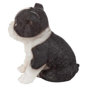 Design Toscano JQ11232 5 Inch Boston Terrier Puppy Partner Statue