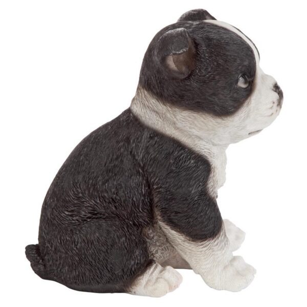 Design Toscano JQ11232 5 Inch Boston Terrier Puppy Partner Statue