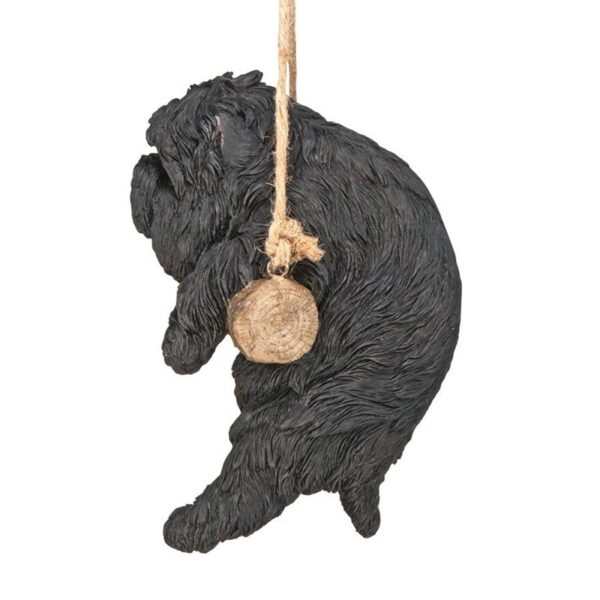 Design Toscano JQ114242 5 1/2 Inch Poodle Dog Hanging - Black