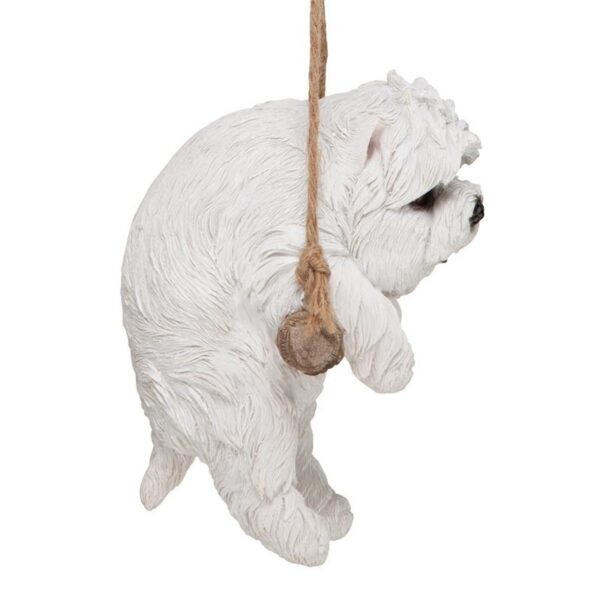 Design Toscano JQ11429 5 1/2 Inch Maltese Dog Hanging - White