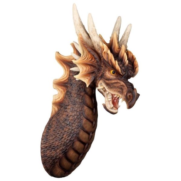 Design Toscano JQ11435 10 1/2 Inch Ruthless Knavesmire Dragon Trophy Head