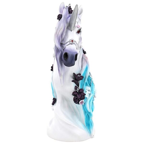 Design Toscano JQ12583 6 1/2 Inch Unicorn Bust with Skulls Statue