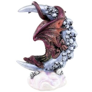 Design Toscano JQ12623 6 Inch Dragon Sleeping on Moon Statue