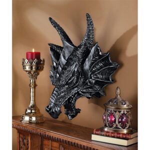 Design Toscano JQ3255 17 Inch Sir Lamoraks Dragon Wall Trophy - Gray