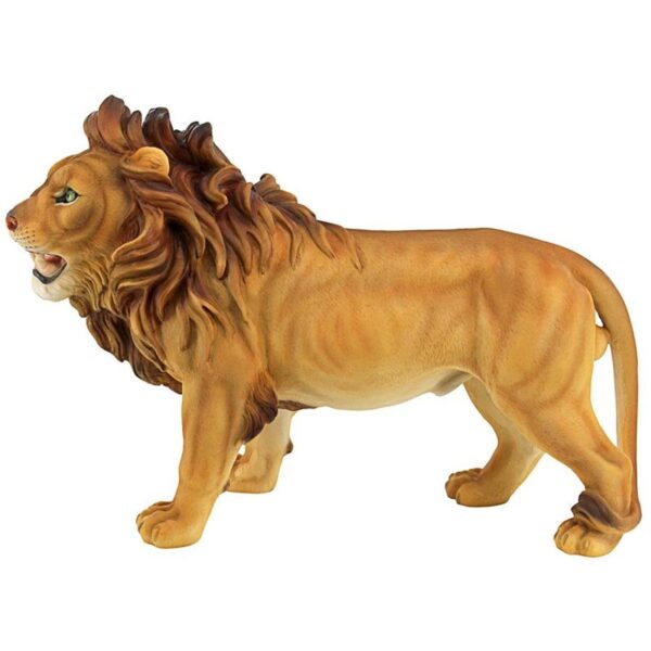 Design Toscano JQ44109 16 1/2 Inch Panthera Lion King of the Savanna Statue