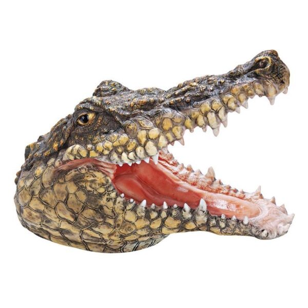 Design Toscano JQ5314 6 1/2 Inch Chomper Crocodile Head Statue