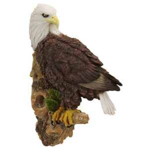 Design Toscano JQ5900 10 1/2 Inch American Bald Eagle Wall Sculpture