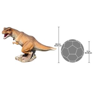 Design Toscano JQ6173 29 1/2 Inch Scaled Trex Dinosaur Statue