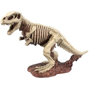 Design Toscano JQ6481 Prehistoric 21 1/2 Inch T-Rex Dinosaur Skeleton Statue