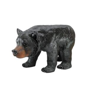 Design Toscano JQ7179 19 1/2 Inch Black Forest Bear Stool