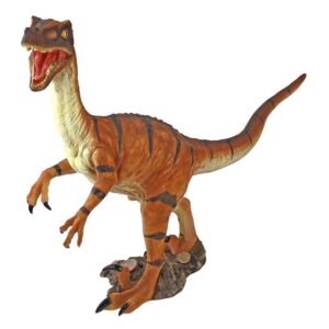 Design Toscano JQ7803 20 1/2 Inch Velociraptor Scaled Dinosaur Statue