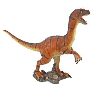 Design Toscano JQ7803 20 1/2 Inch Velociraptor Scaled Dinosaur Statue