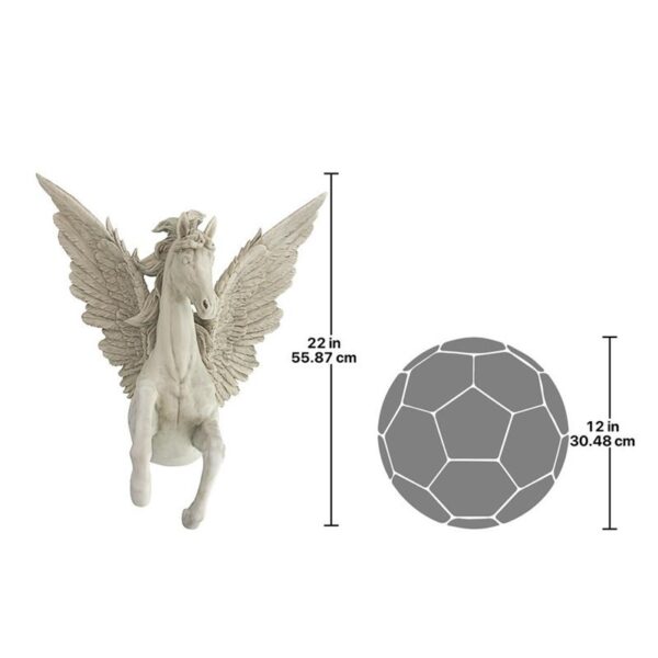 Design Toscano JQ8813 20 Inch Divine Pegasus Winged Stallion Frieze