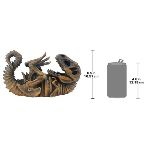 Design Toscano JQ8968 11 Inch Bone Dry Dino Drinker Bottle Holder